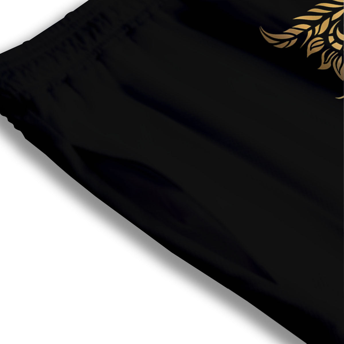 Owl Spiritual Golden Print Mesh Shorts
