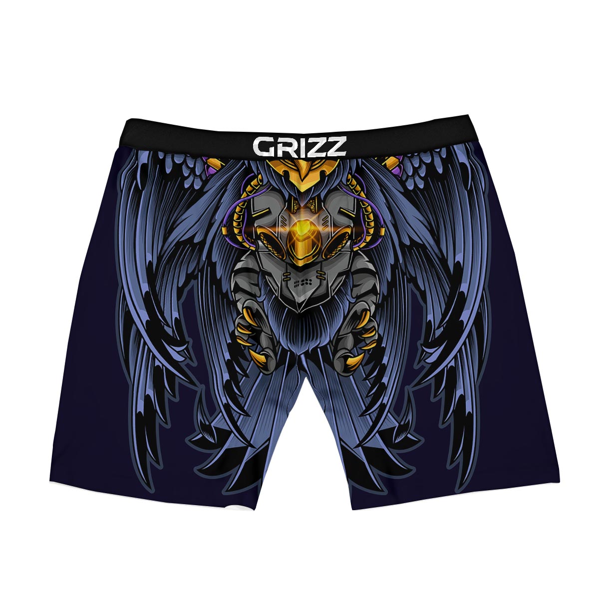 Owl Steampunk Print Boxer Briefs-grizzshop