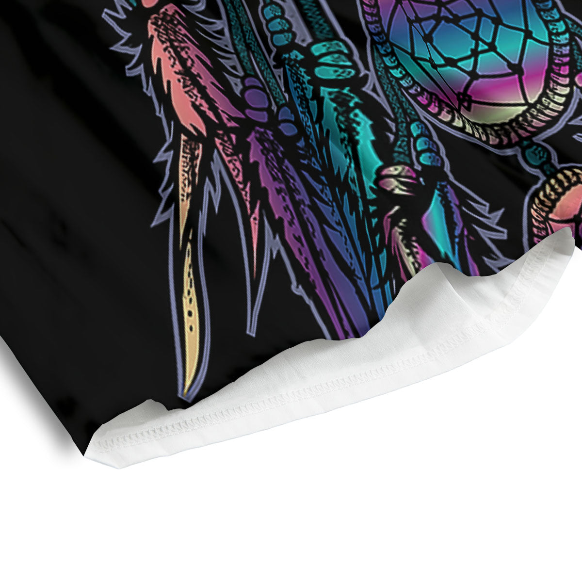 Owl With Dreamcatcher Print Men's Athletic Shorts