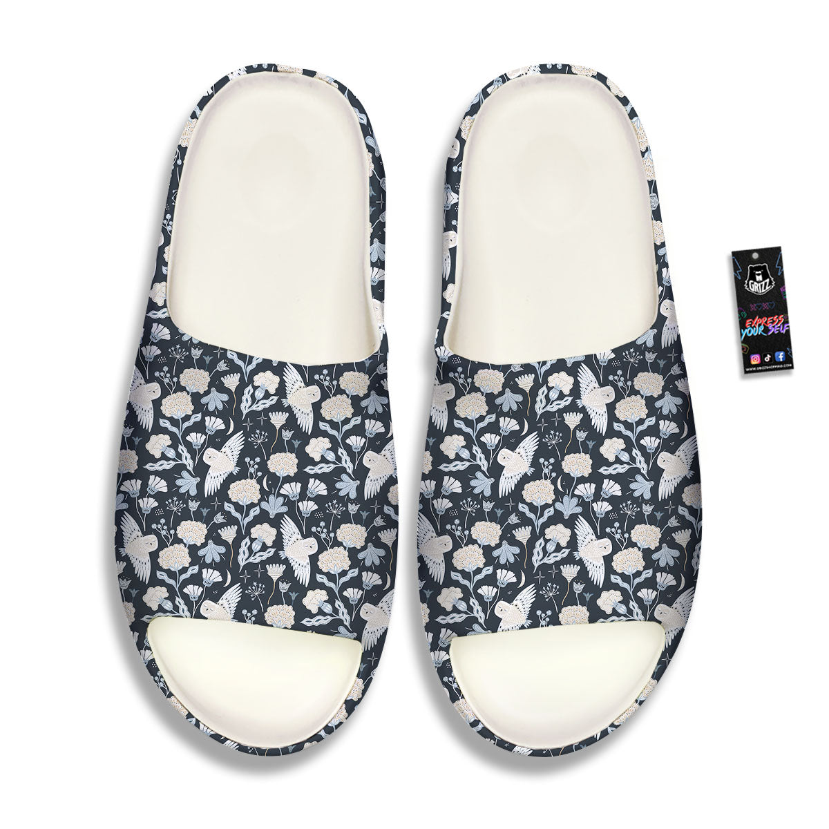 Owl Bohemian Print Pattern Sandals-grizzshop