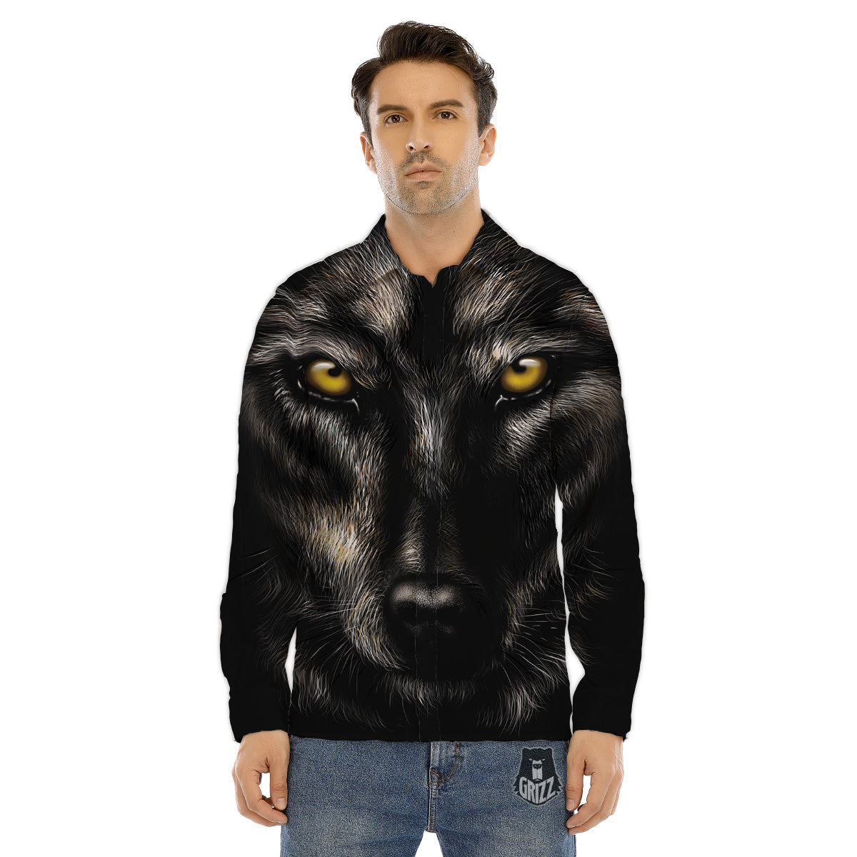 Ox And Chinese New Year Print Pattern Men's Dress Shirts-grizzshop