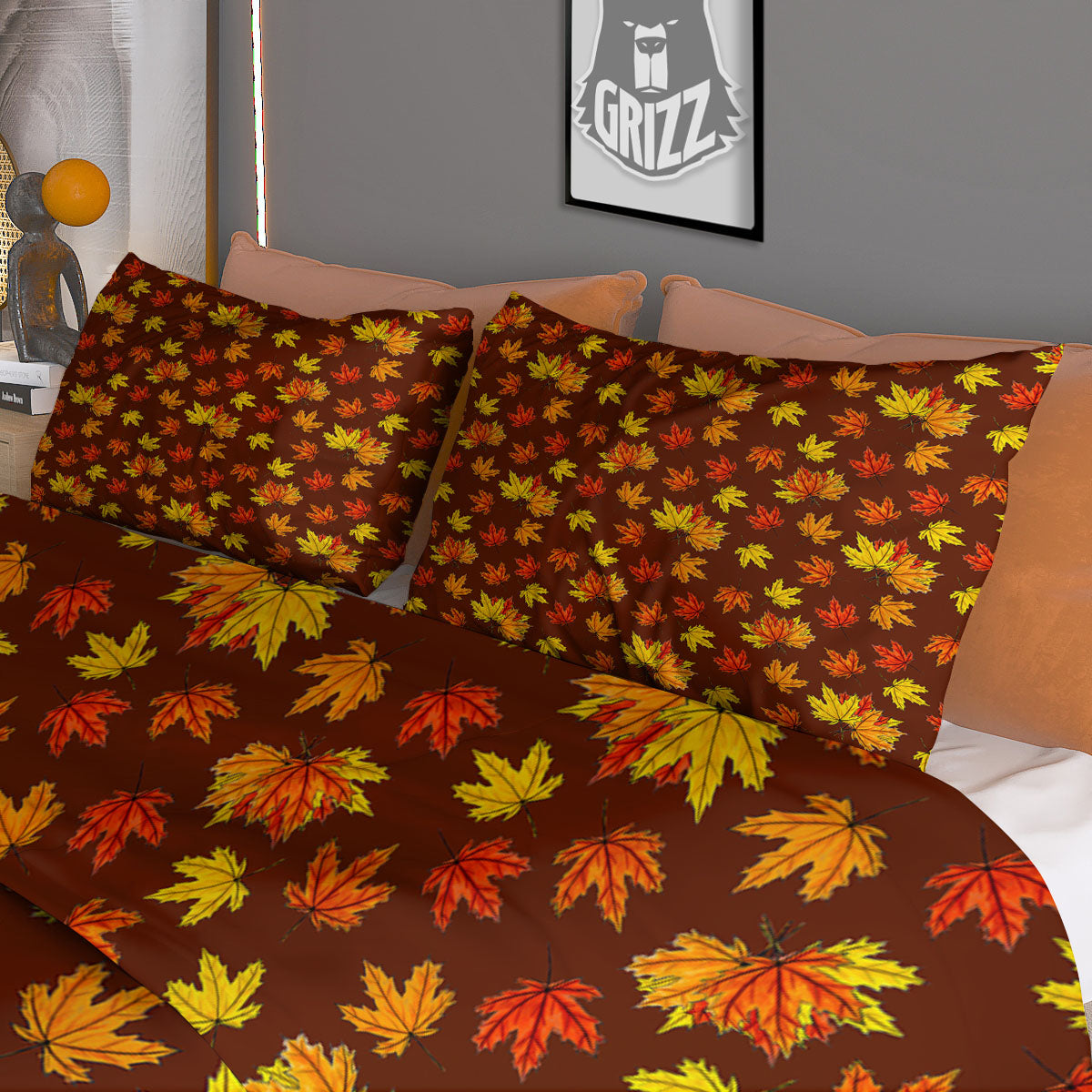 Painting Autumn Print Duvet Cover Bedding Set