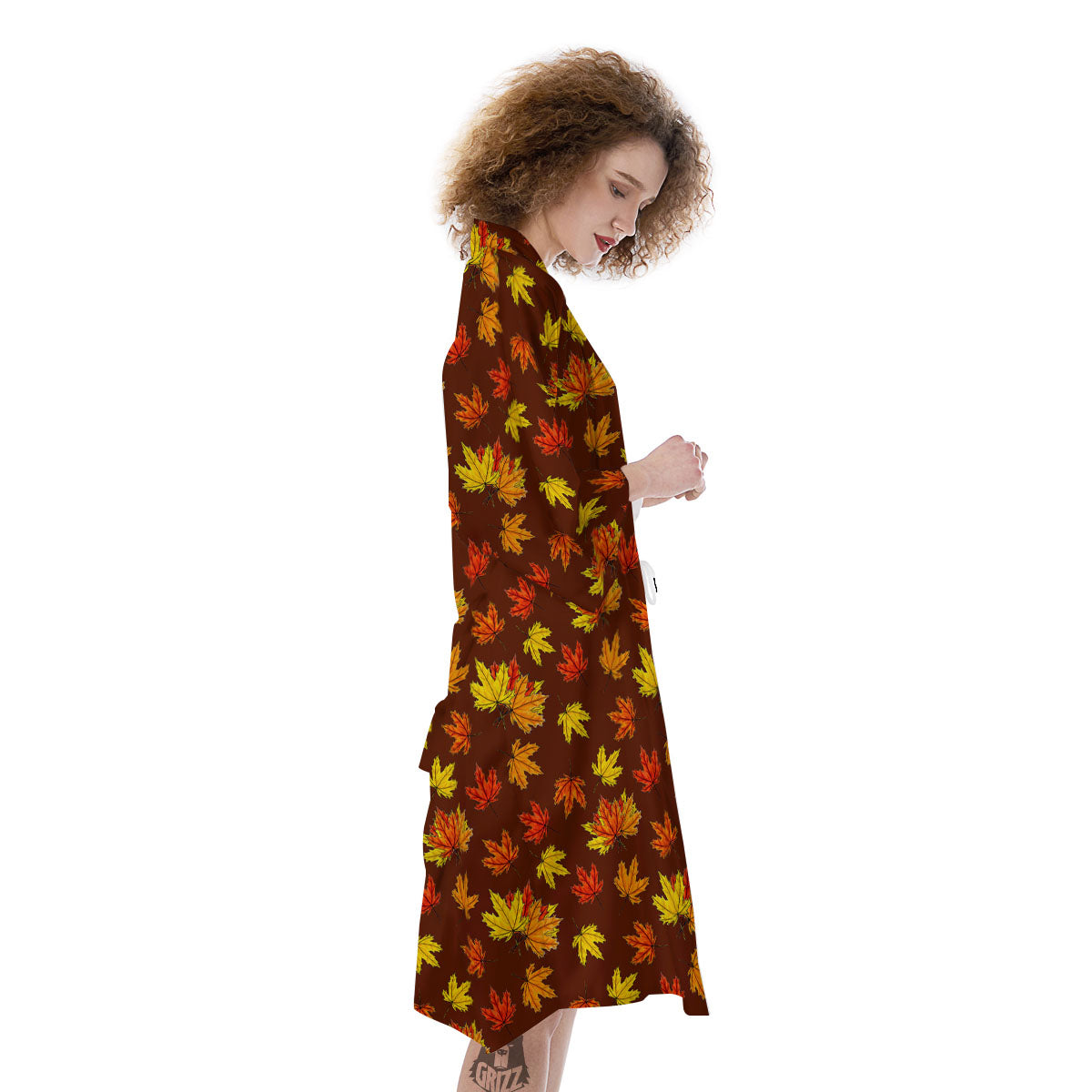 Painting Autumn Print Kimono-grizzshop