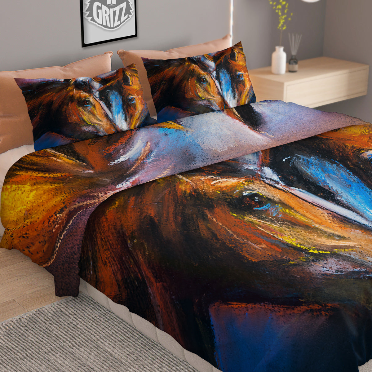 Moving Optical Illusion Green Vortex Duvet Cover Bedding Set