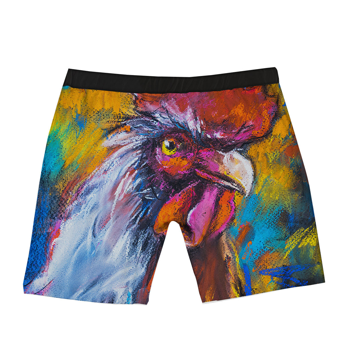 Painting Rooster Print Boxer Briefs-grizzshop