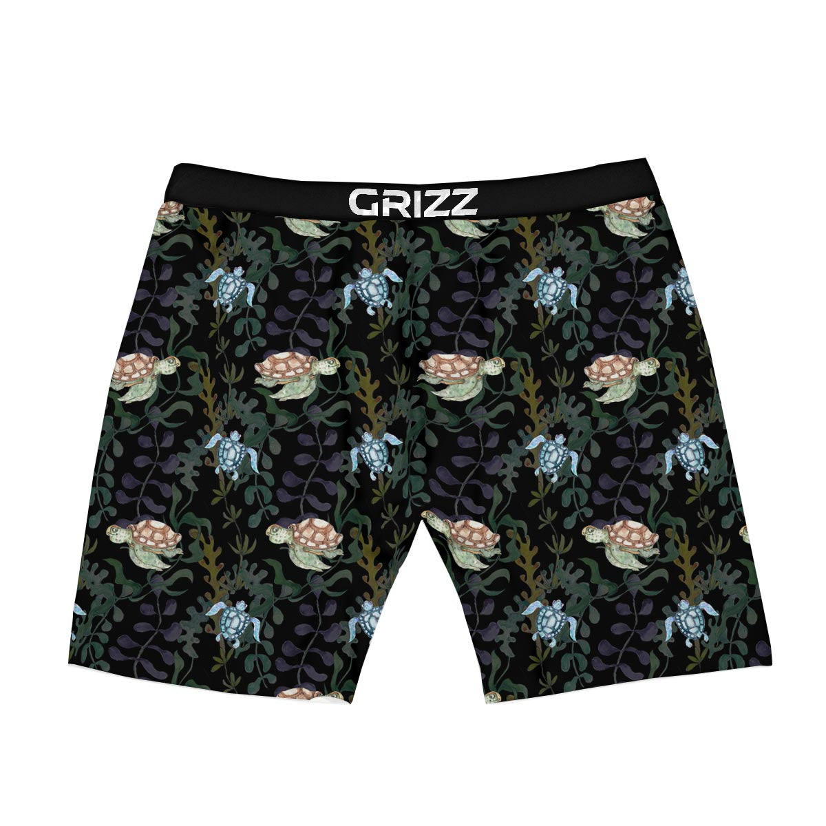 Painting Sea Turtle Print Pattern Boxer Briefs-grizzshop