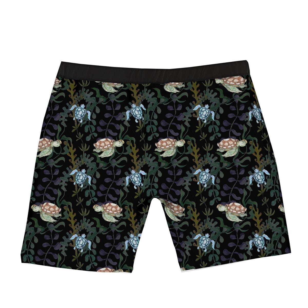 Painting Sea Turtle Print Pattern Boxer Briefs-grizzshop