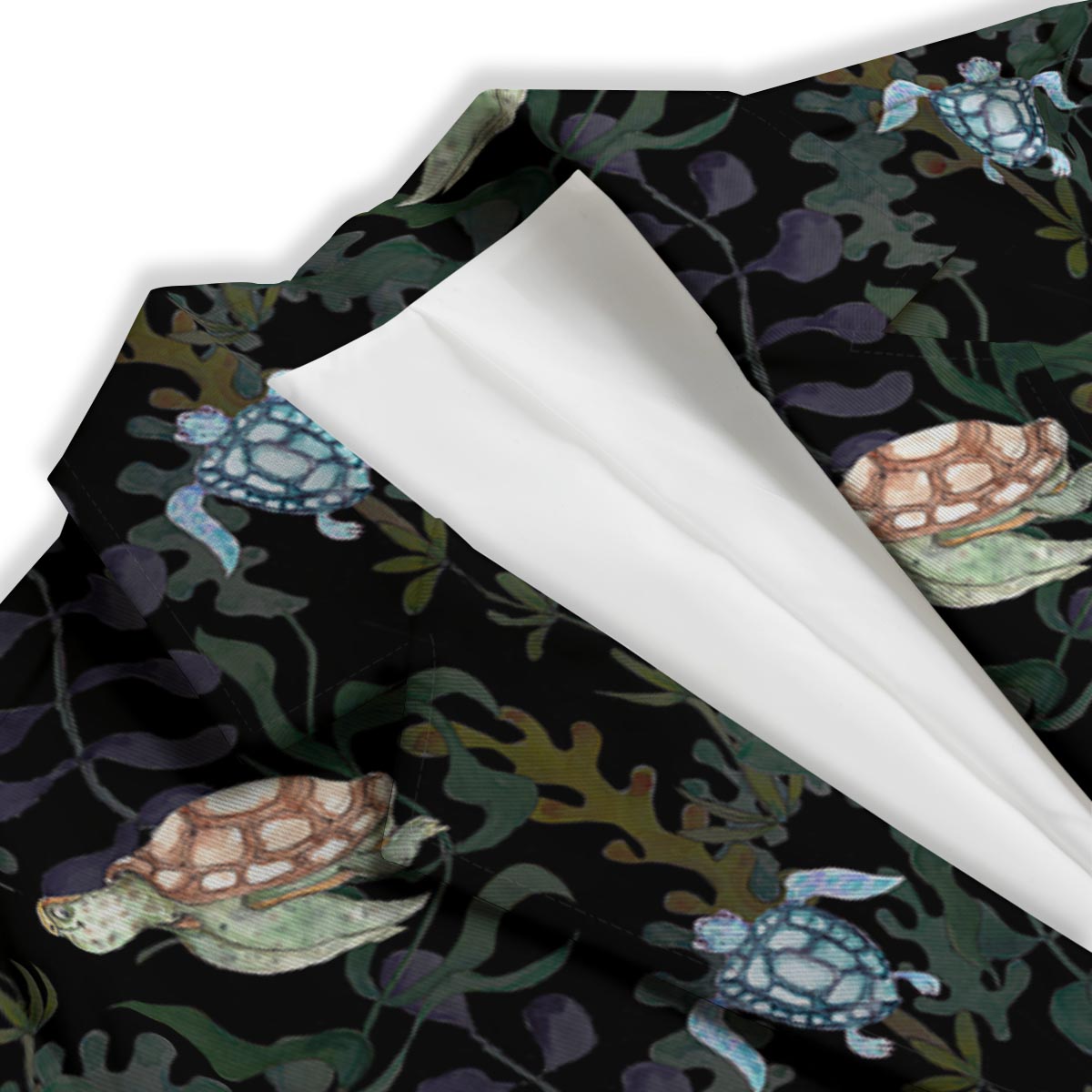 Painting Sea Turtle Print Pattern Women's Blazer-grizzshop