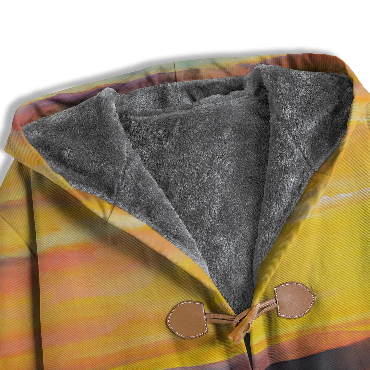 Painting Sunset Horse Print Men's Windbreaker Jacket-grizzshop