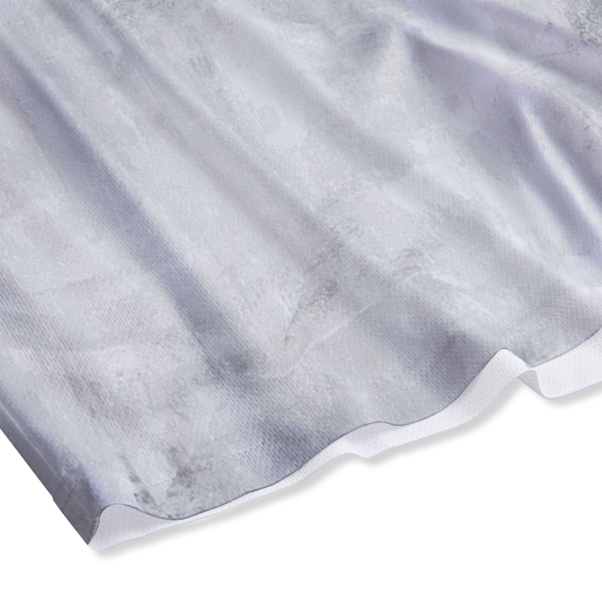 Painting White Horse Print Mesh Shorts