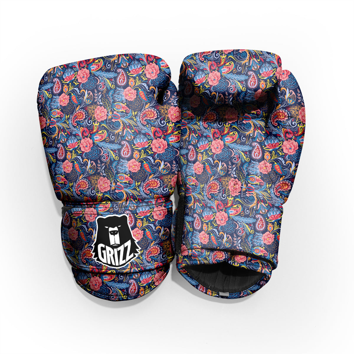 Paisley Art Print Pattern Pro Boxing Glove