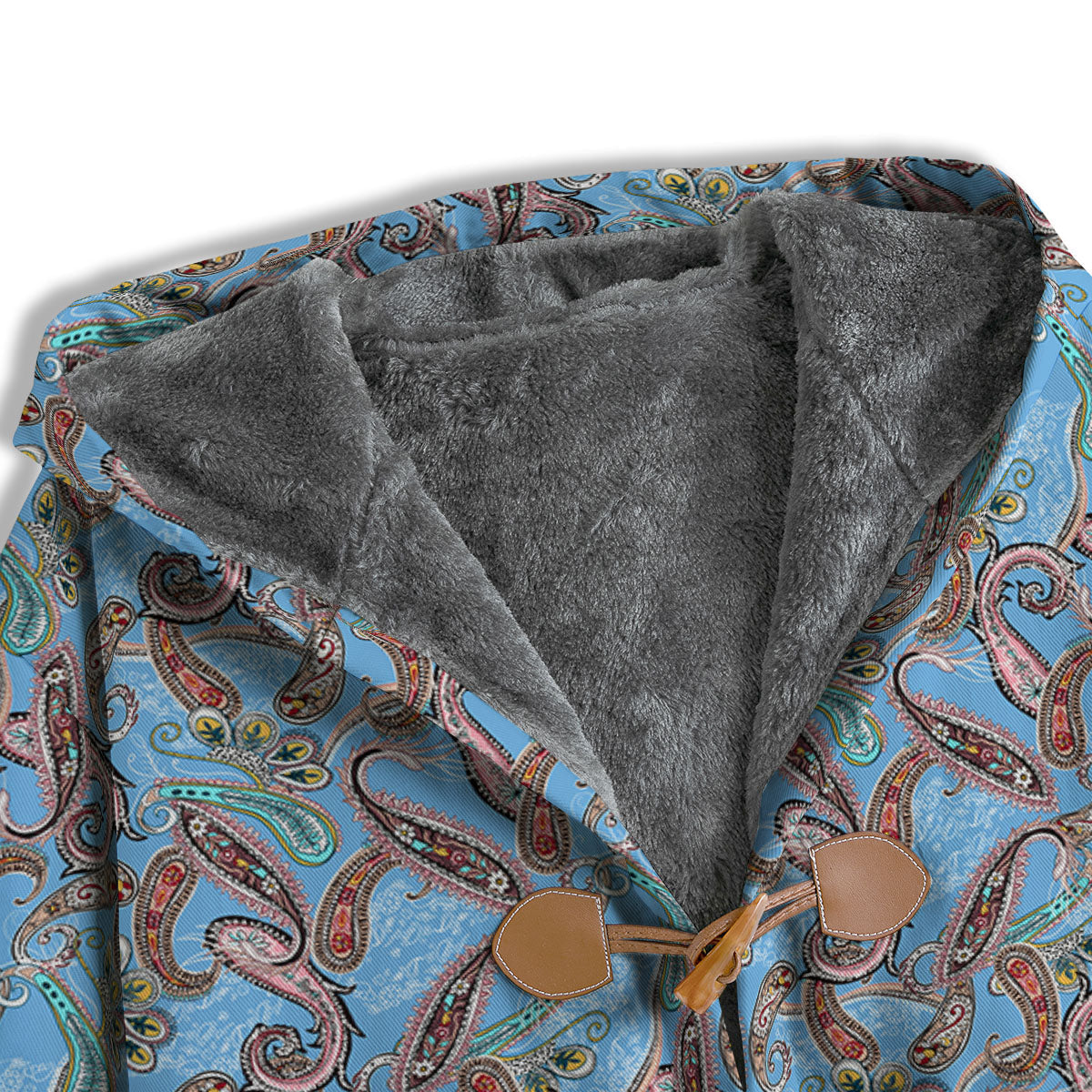 Paisley Bohemian Blue Sky Print Pattern Men's Windbreaker Jacket-grizzshop