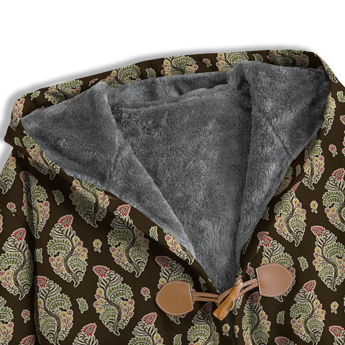 Paisley Bohemian Dark Print Pattern Men's Windbreaker Jacket-grizzshop