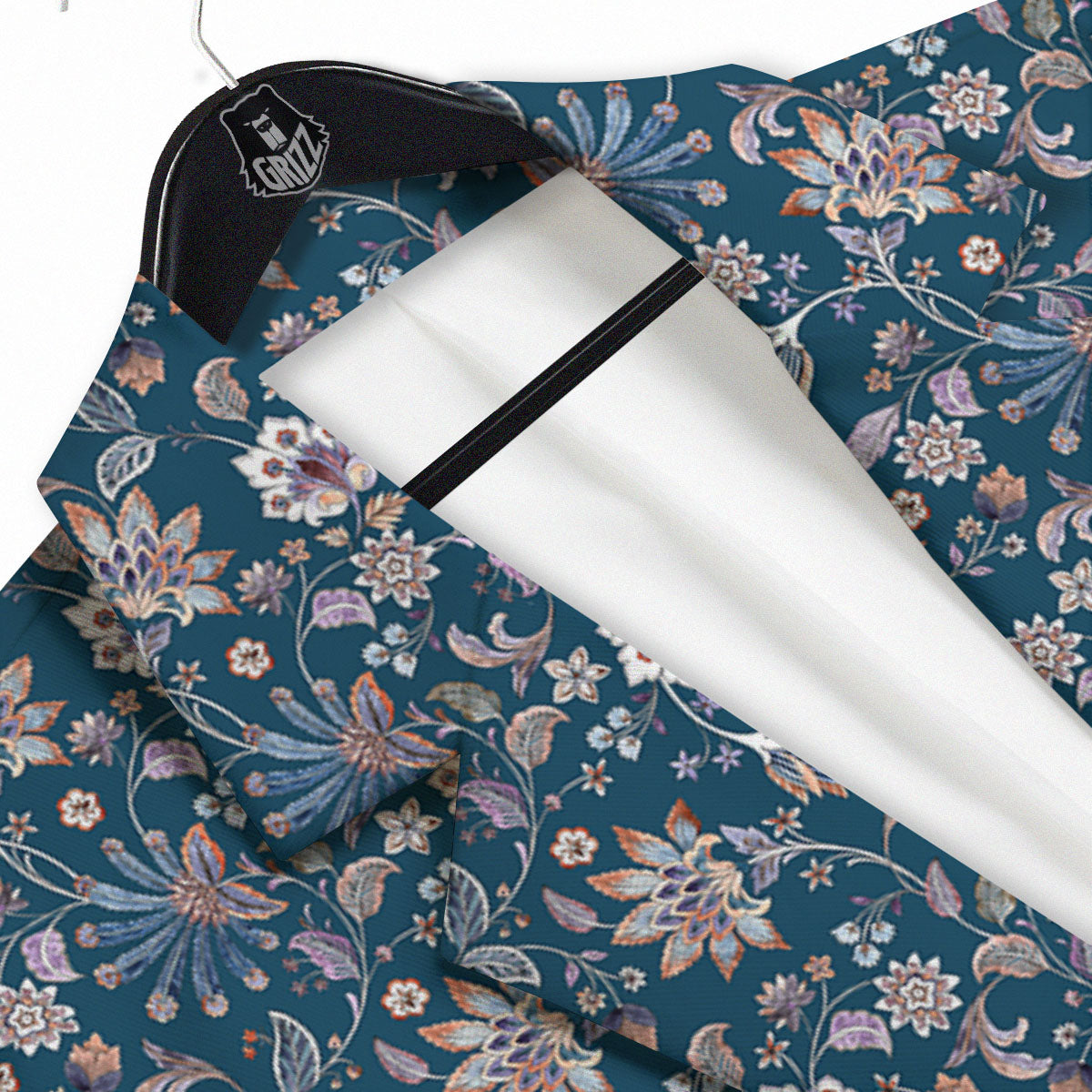 Paisley Bohemian Print Pattern Men's Sport Coat-grizzshop