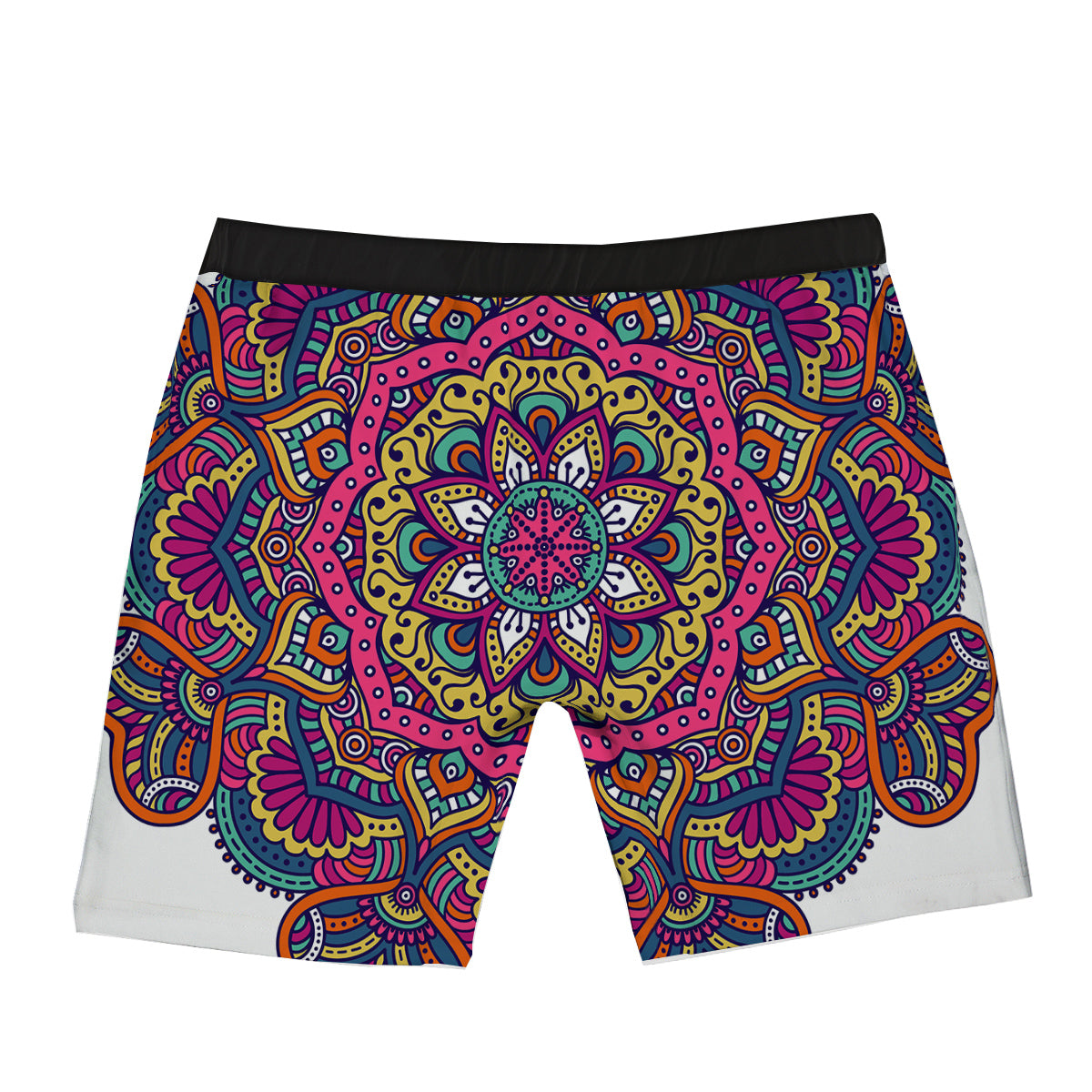 Paisley Boho Colorful Print Boxer Briefs-grizzshop