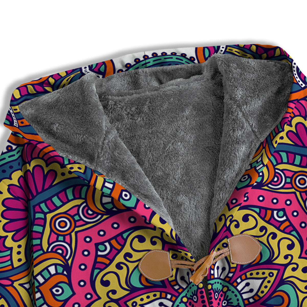 Paisley Boho Colorful Print Men's Windbreaker Jacket-grizzshop
