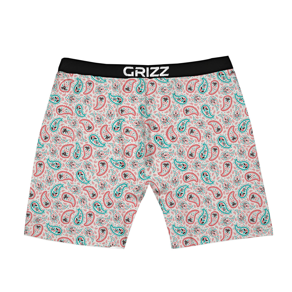 Paisley Boho Colorful Print Pattern Boxer Briefs-grizzshop