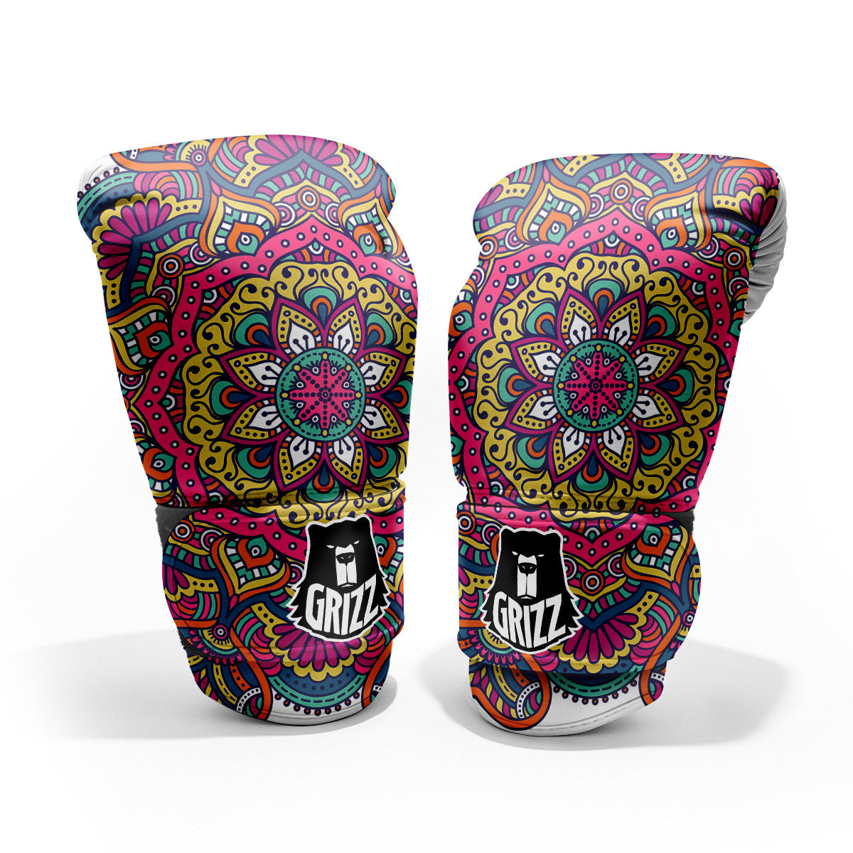 Paisley Boho Colorful Print Pro Boxing Glove