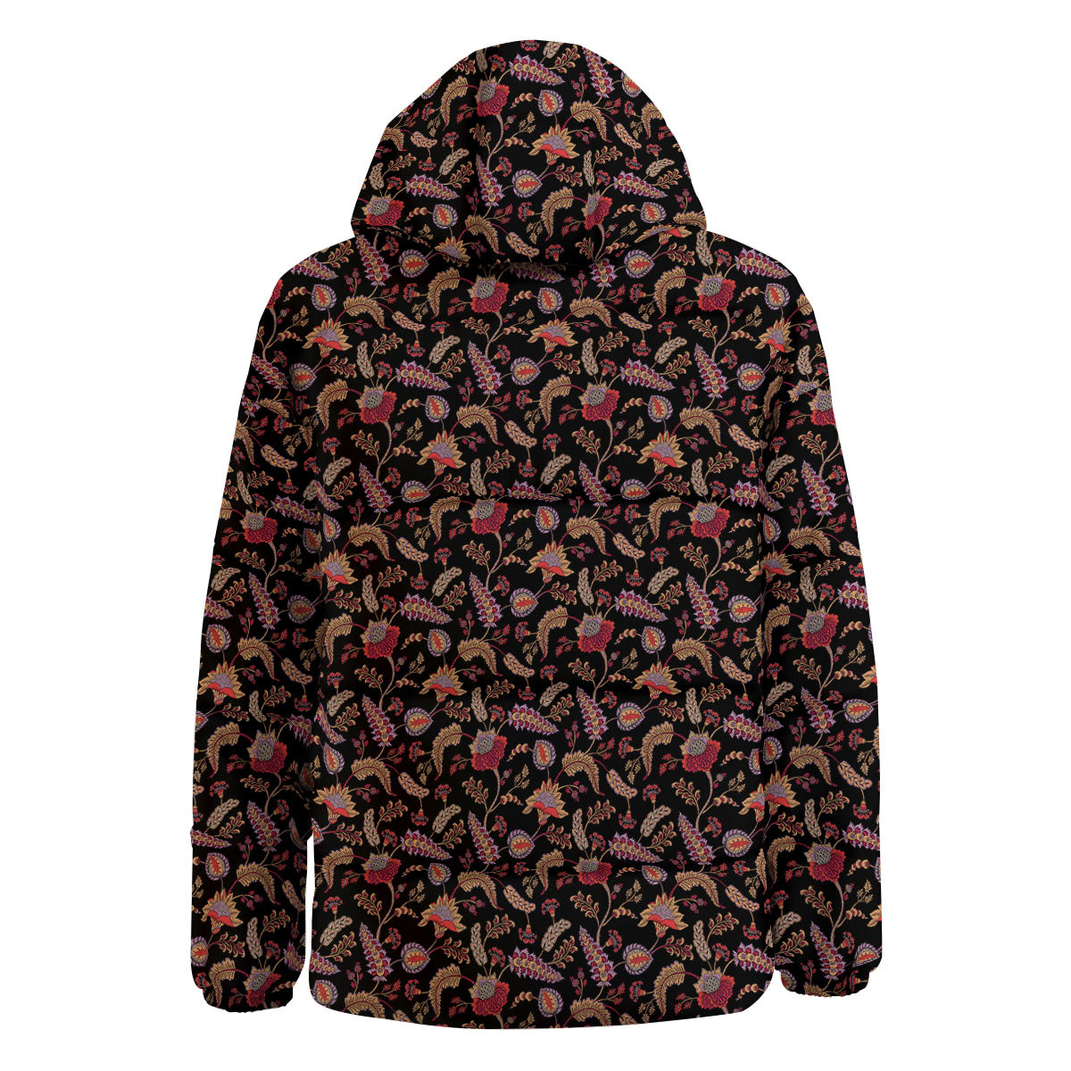 Paisley Boho Print Pattern Down Jacket-grizzshop