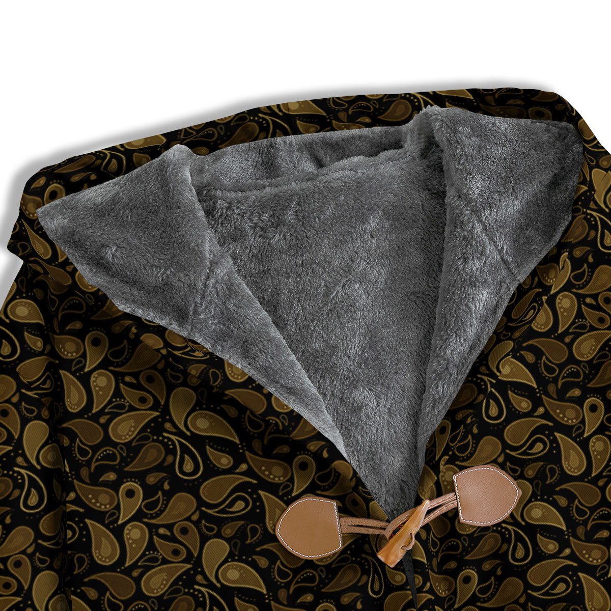 Paisley Dark Brown Print Pattern Men's Windbreaker Jacket-grizzshop