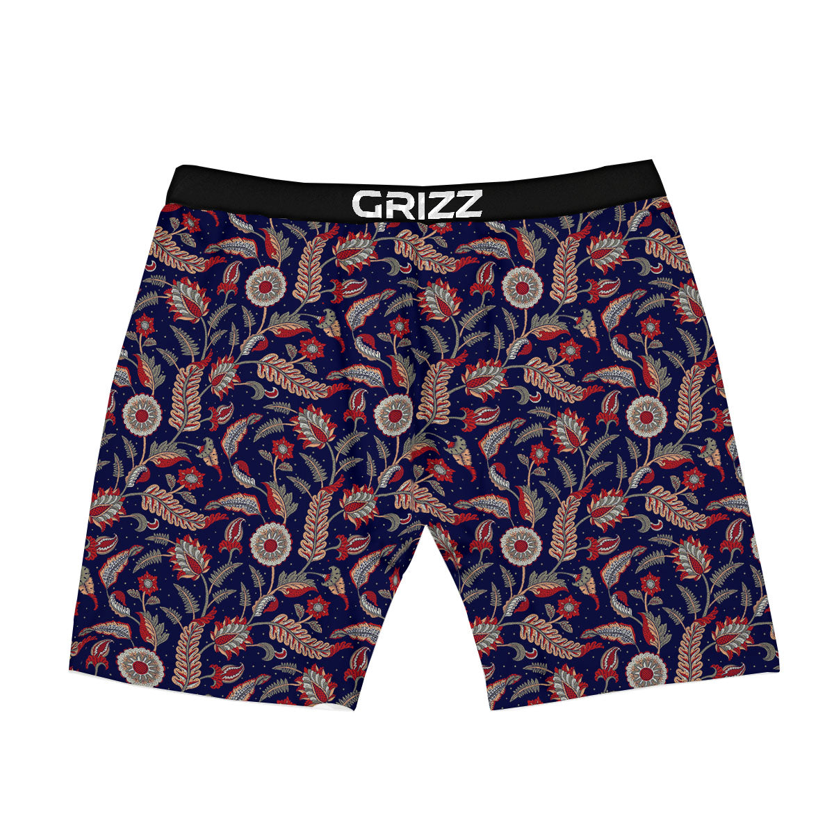 Paisley Indian Print Pattern Boxer Briefs-grizzshop