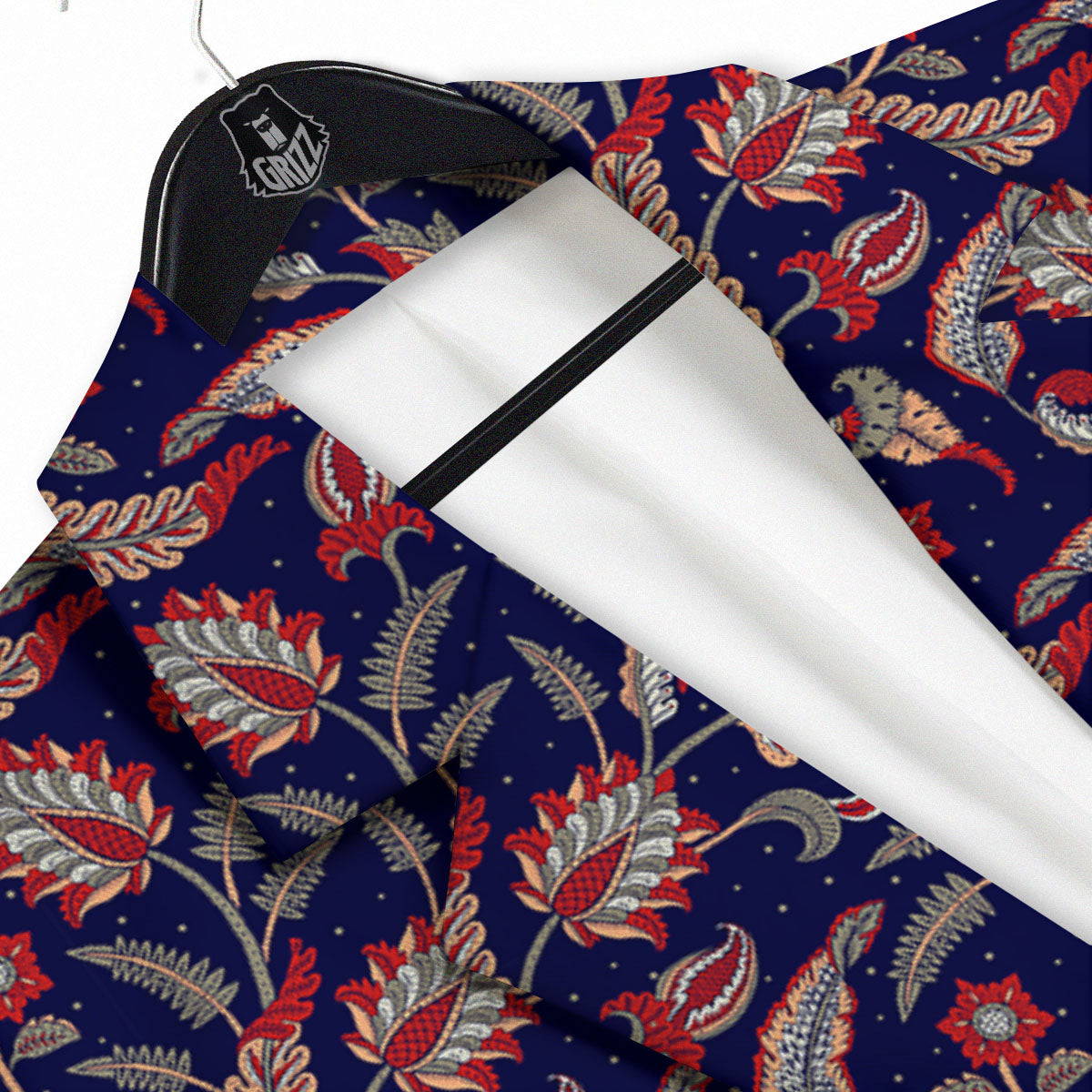 Paisley Indian Print Pattern Men's Sport Coat-grizzshop