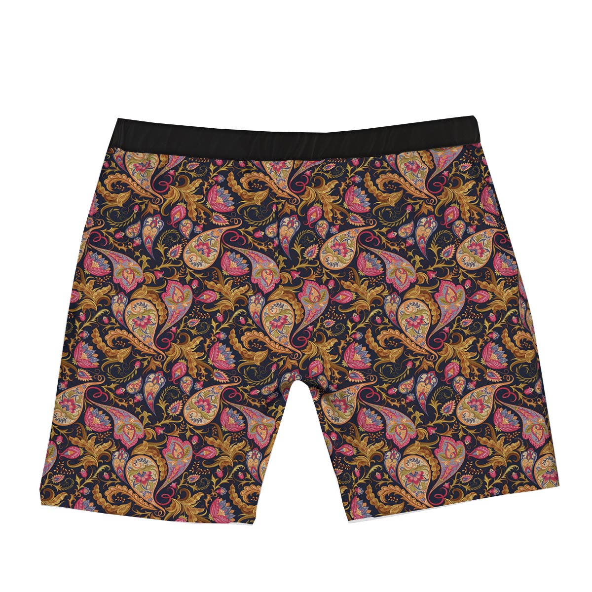 Paisley Indian Retro Print Pattern Boxer Briefs-grizzshop