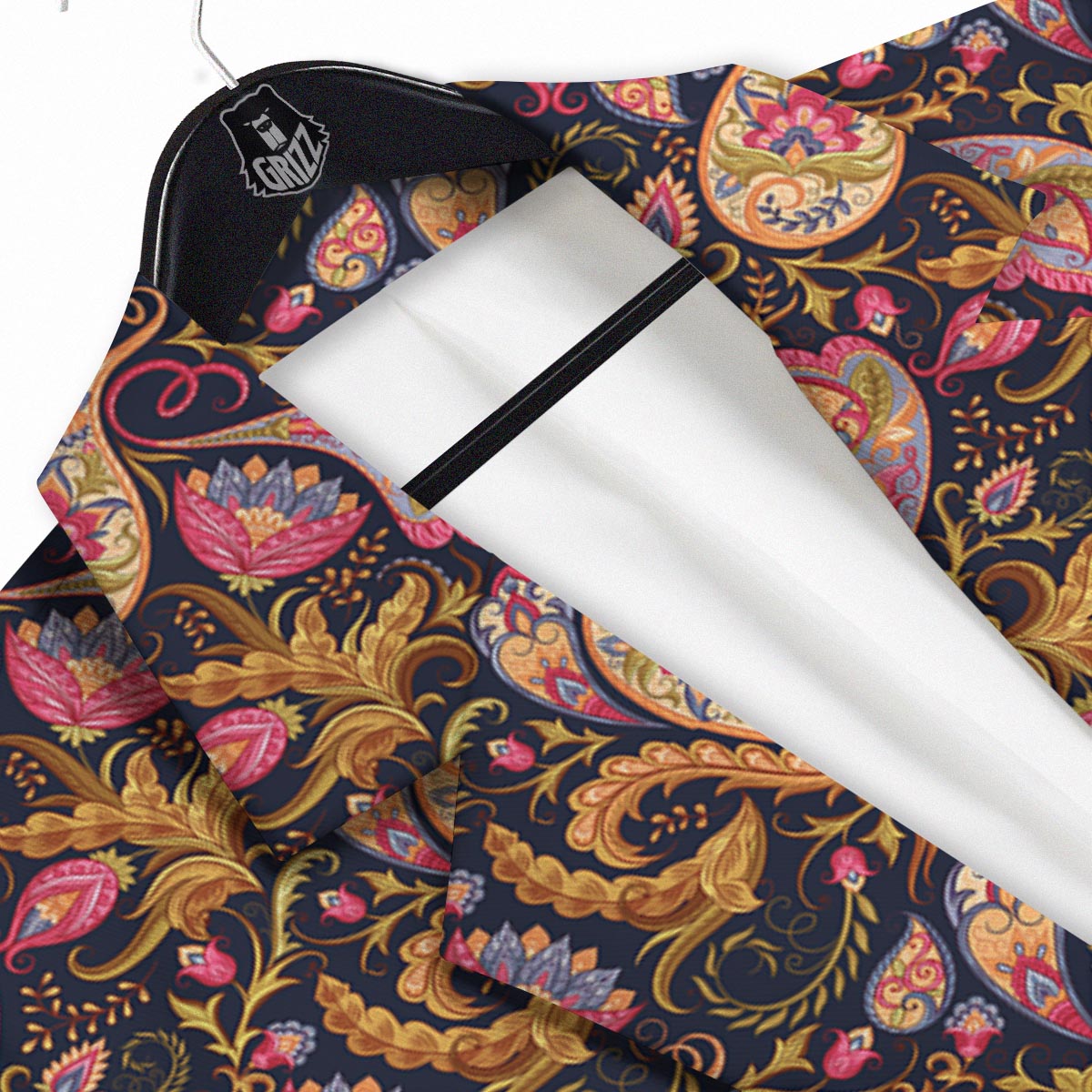 Paisley Indian Retro Print Pattern Men's Sport Coat-grizzshop