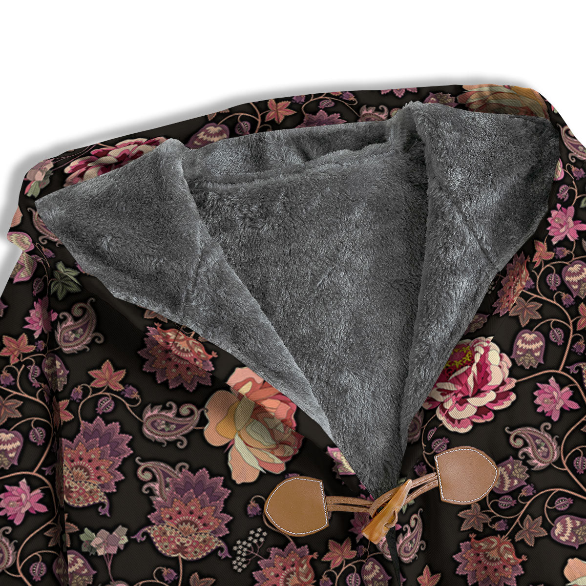 Paisley Indian Rose Print Pattern Men's Windbreaker Jacket-grizzshop