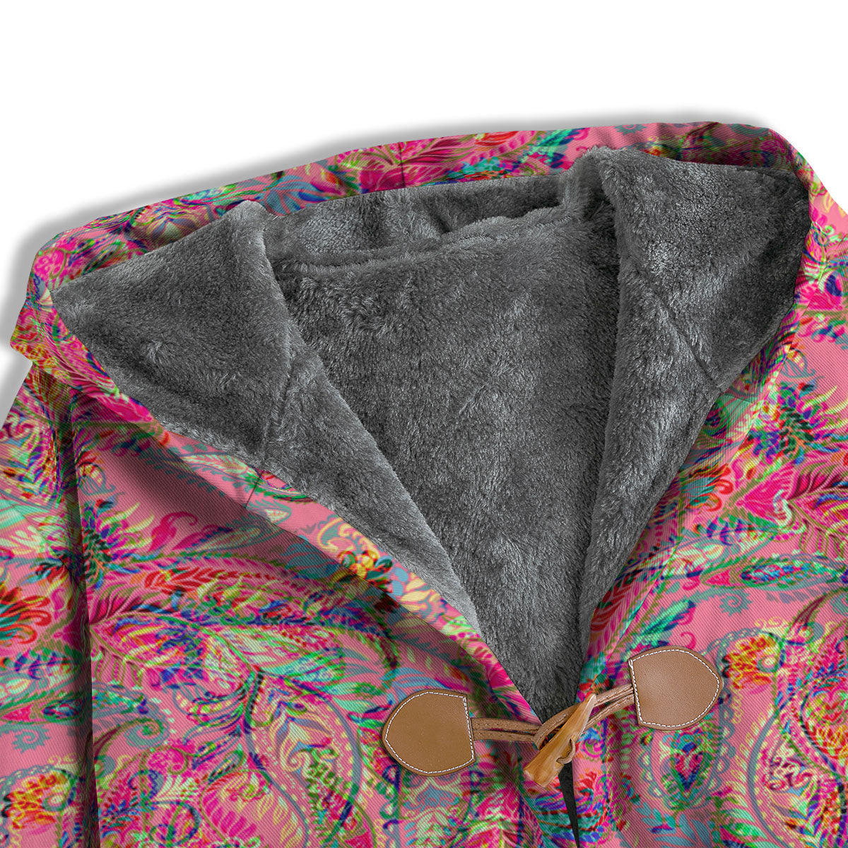 Paisley Pink Print Pattern Men's Windbreaker Jacket-grizzshop