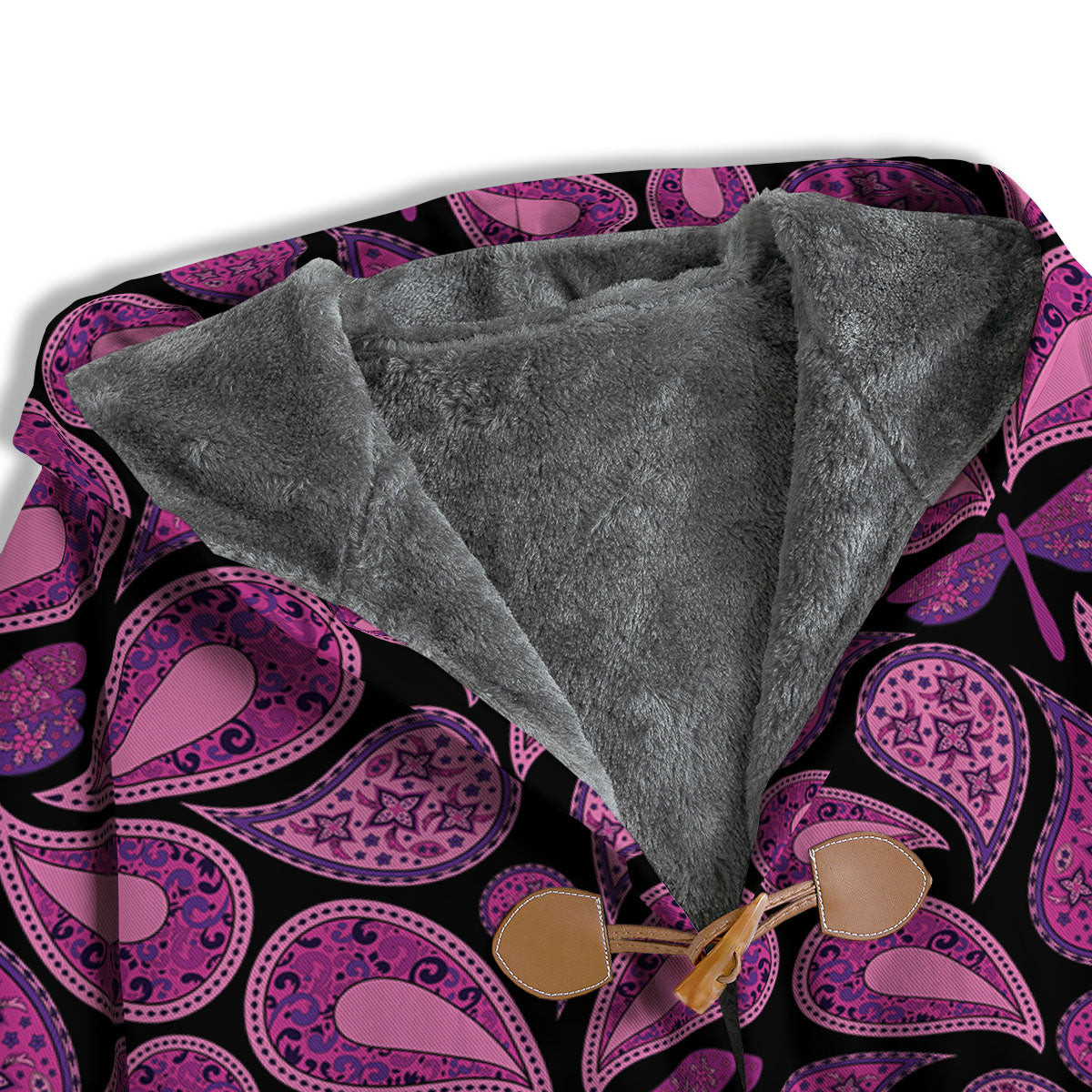 Paisley Purple Print Pattern Men's Windbreaker Jacket-grizzshop