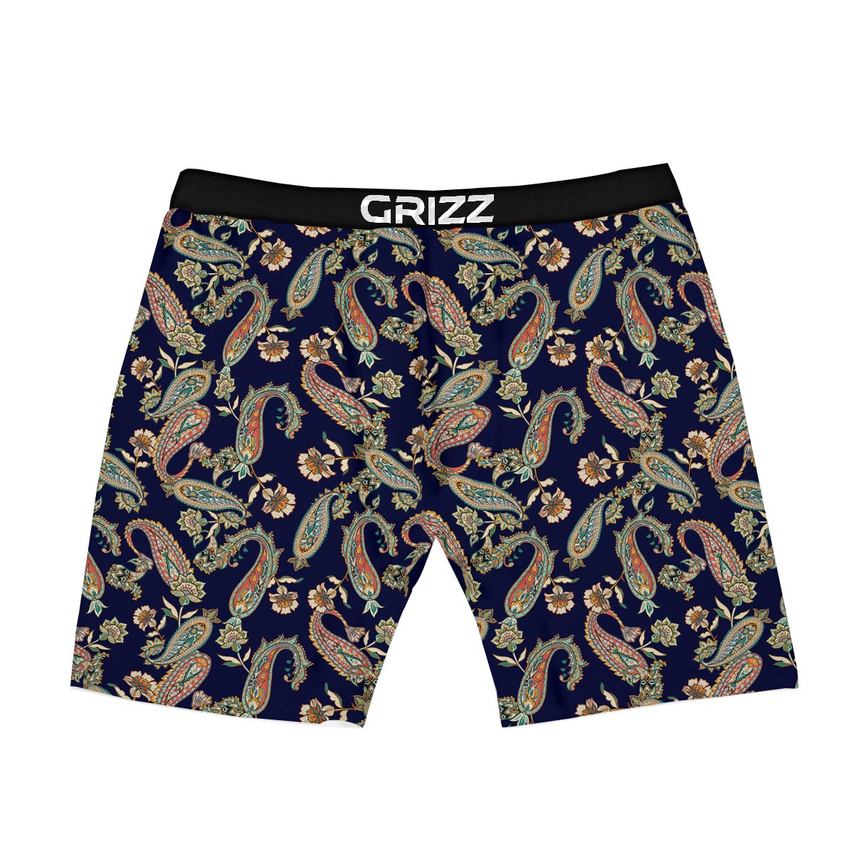 Paisley Retro Print Pattern Boxer Briefs-grizzshop