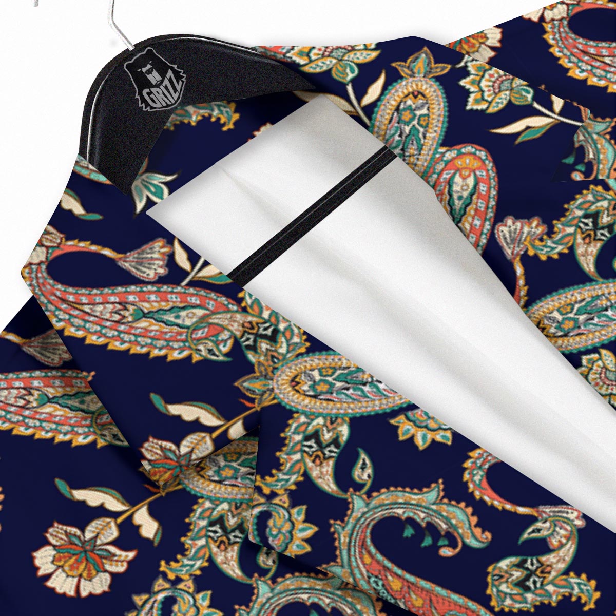 Paisley Retro Print Pattern Men's Sport Coat-grizzshop
