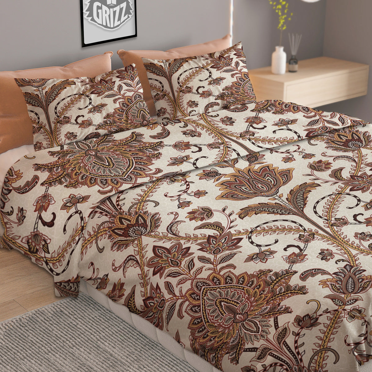 Paisley Vintage Pattern Duvet Cover Bedding Set