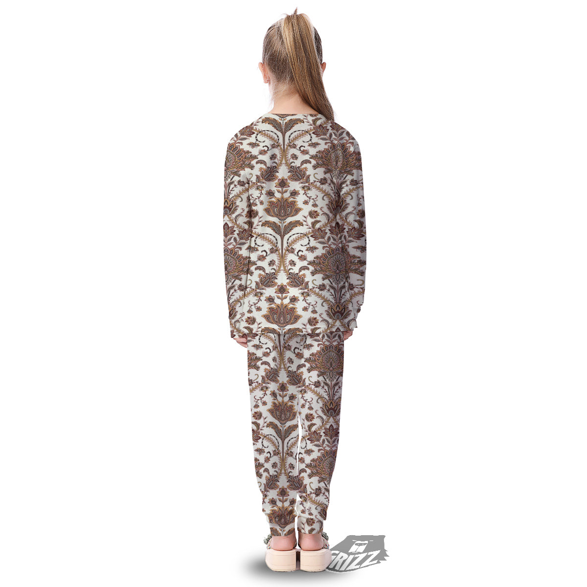 Paisley Vintage Pattern Kid's Pajamas-grizzshop