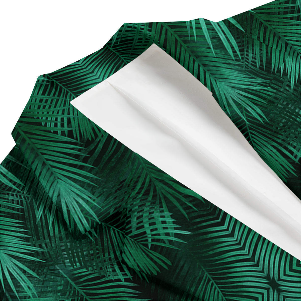 Palm Leaf Tropical Print Pattern Men's Blazer-grizzshop