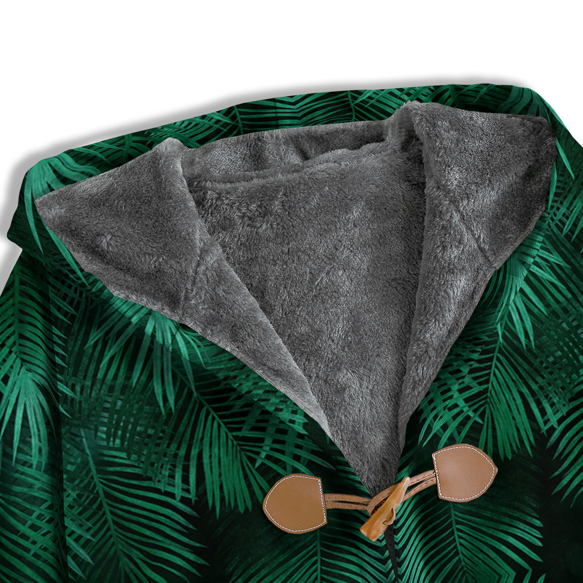 Palm Leaf Tropical Print Pattern Men's Windbreaker Jacket-grizzshop