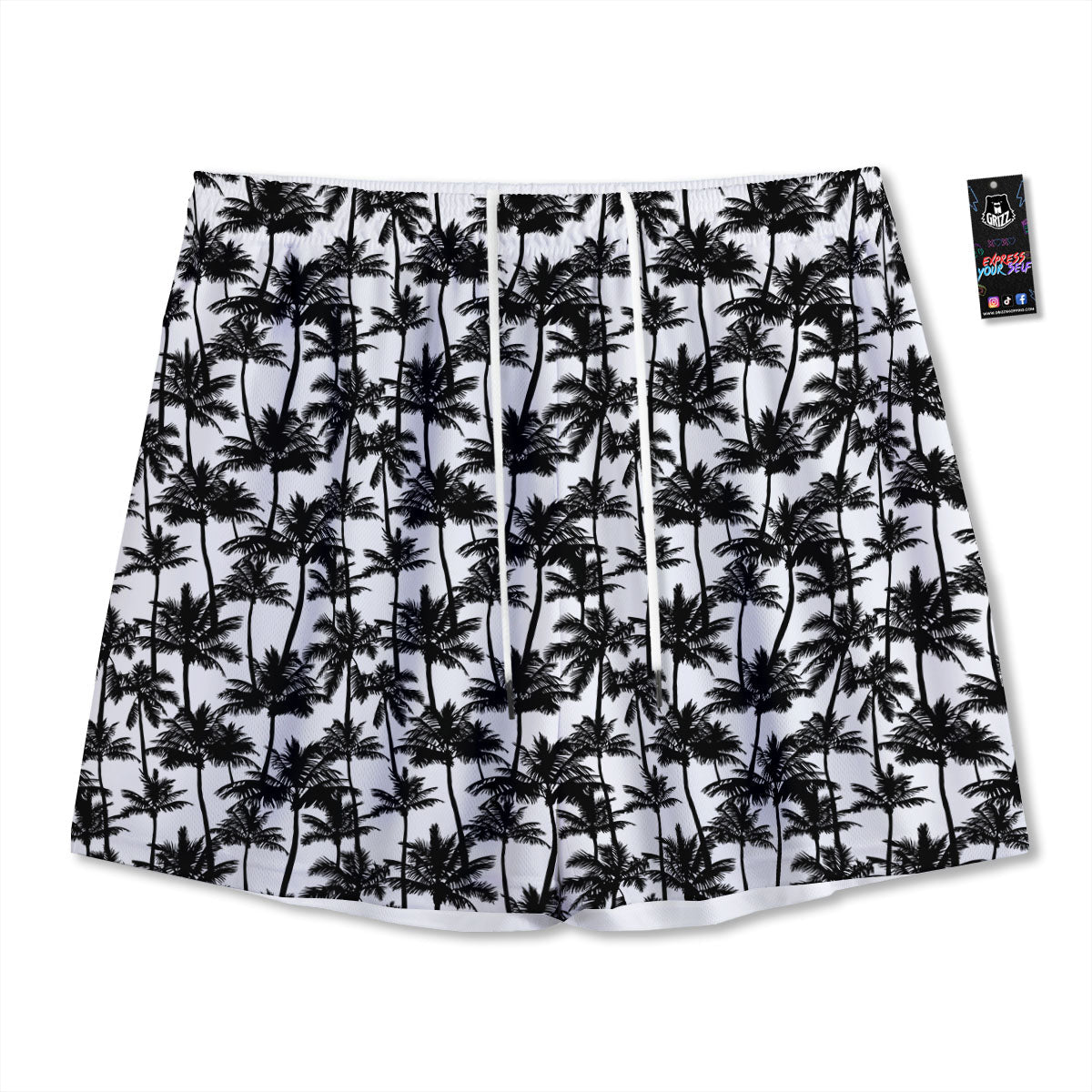 Navajo Geometric Native Print Mesh Shorts
