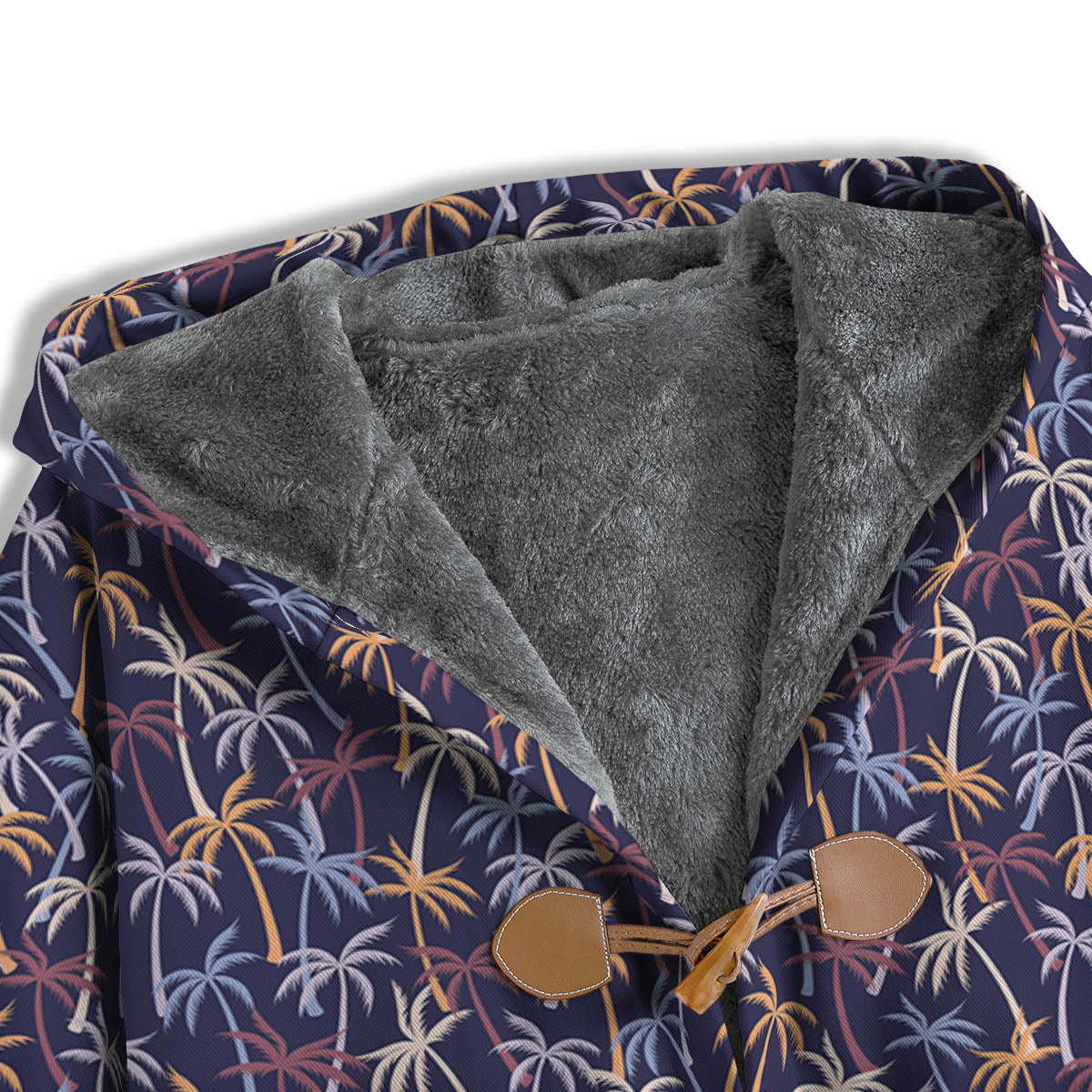 Palm Tree Colorful Print Pattern Men's Windbreaker Jacket-grizzshop