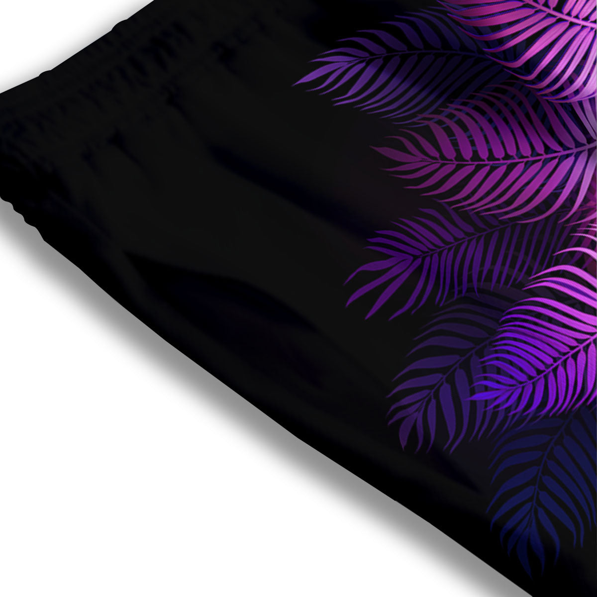 Palm Tree EDM Beach Print Mesh Shorts