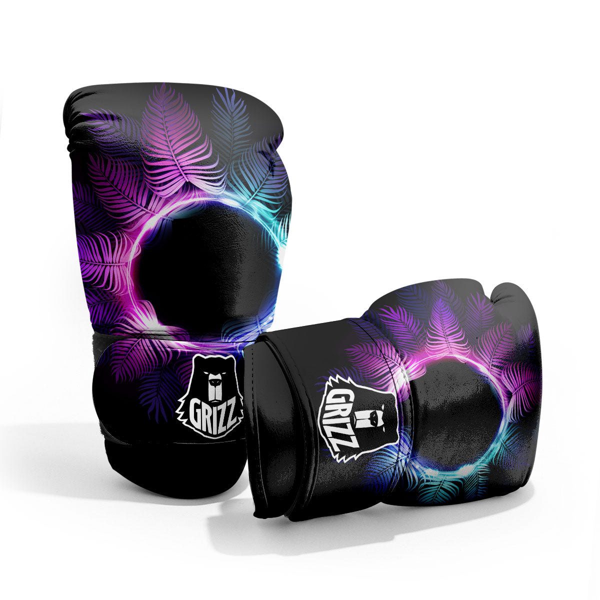 Palm Tree EDM Beach Print Pro Boxing Glove