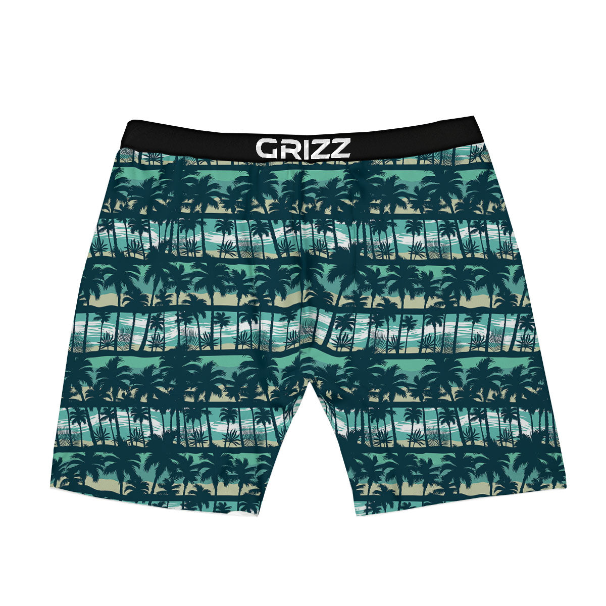Palm Tree Print Pattern Boxer Briefs-grizzshop