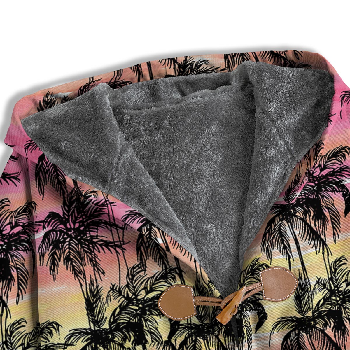 Palm Tree Sunset Print Pattern Men's Windbreaker Jacket-grizzshop