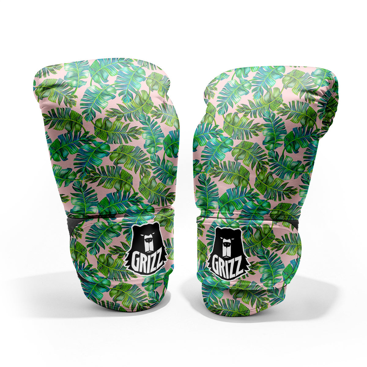 Palm Tree Vintage Print Pattern Pro Boxing Glove