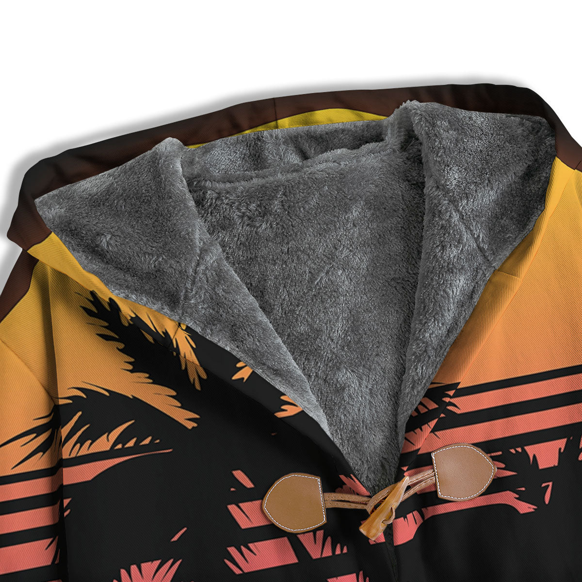 Palm Trees And Night Sunset Sky Print Men's Windbreaker Jacket-grizzshop