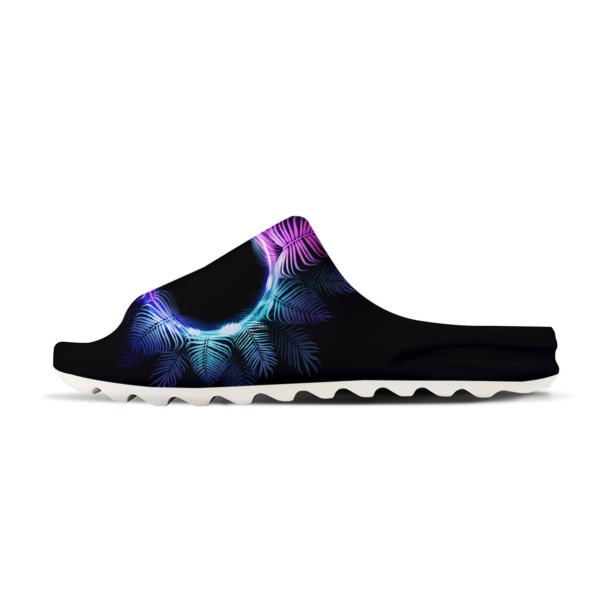 Palm Tree EDM Beach Print Sandals-grizzshop