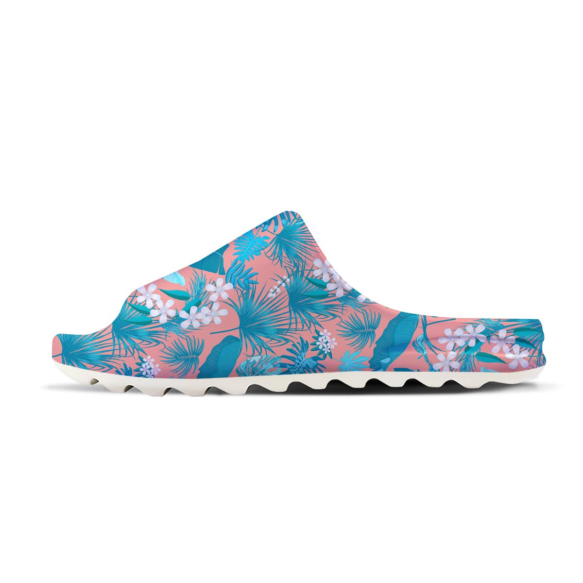 Palm Tree Teal Print Pattern Sandals-grizzshop