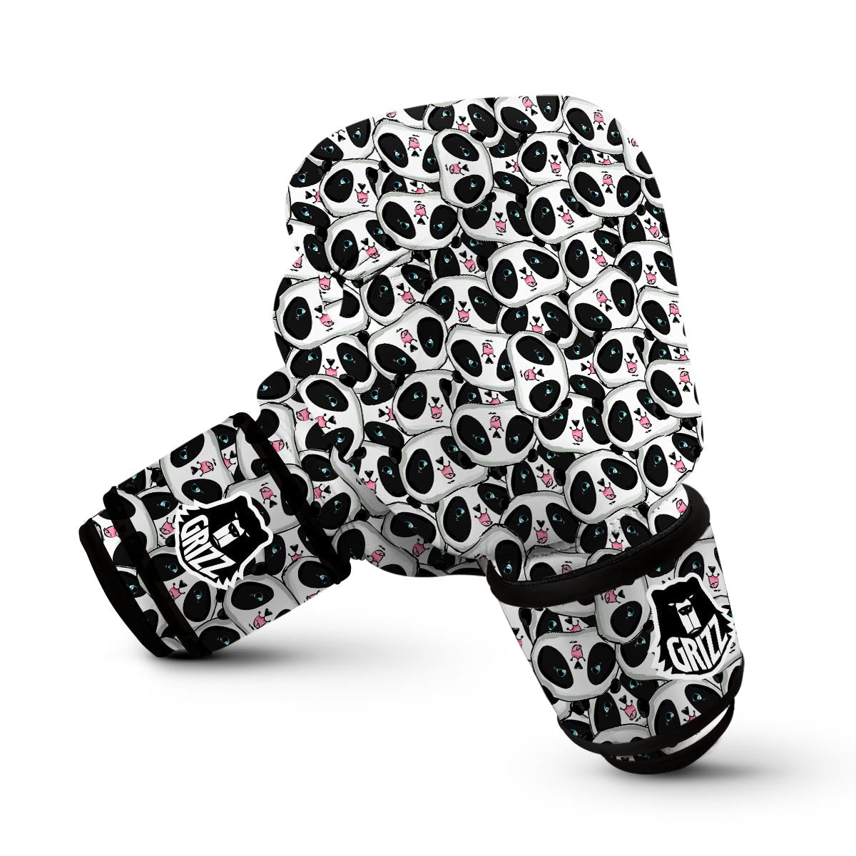 Panda Baby Pattern Print Boxing Gloves-grizzshop