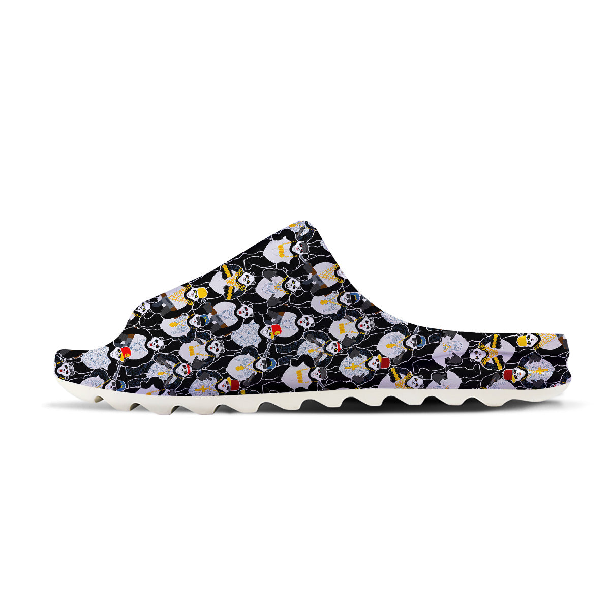 Panda Gangster Gang Print Pattern Sandals-grizzshop