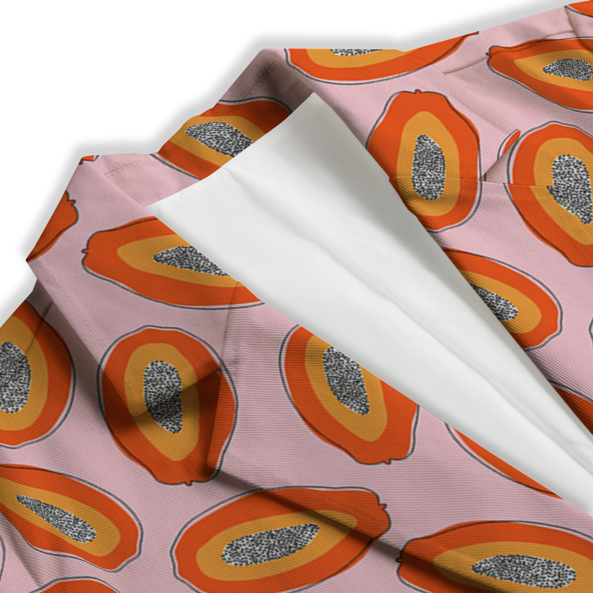 Papaya Cute Print Pattern Women's Blazer-grizzshop
